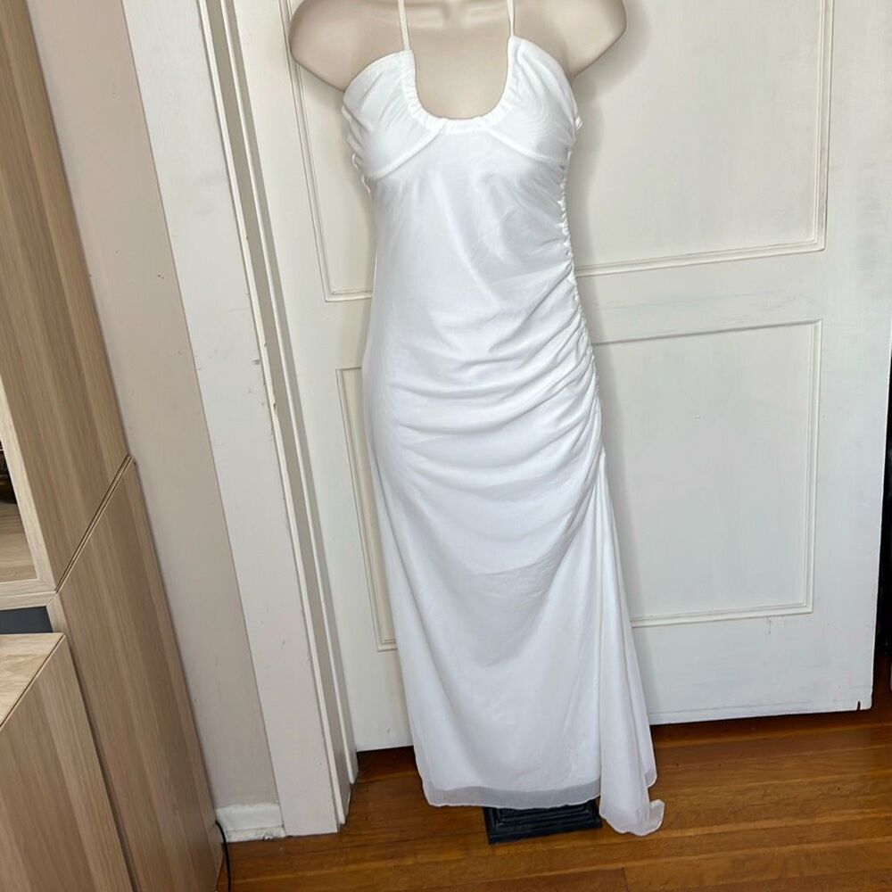 Princess Polly NOE STRAPLESS MAXI DRESS WHITE Nwot Size 4